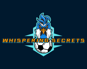 Soccer Varsity Rooster logo design