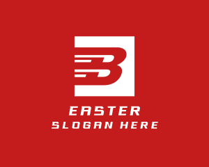 Fast Lifestyle Brand Letter B Logo