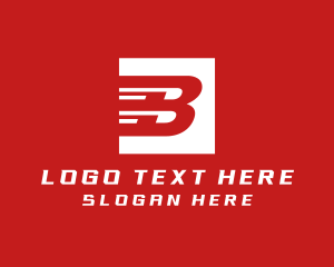 Fast Lifestyle Brand Letter B Logo