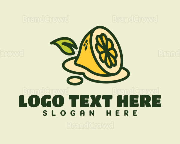 Fruit Lemon Juice Logo