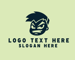 Gamer - Angry Boy Gamer logo design