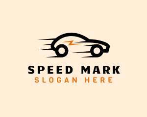 Lightning Speed Car logo design