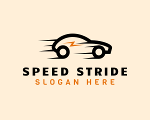 Lightning Speed Car logo design