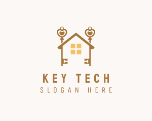 House Property Key logo design