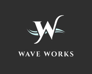 Luxury Wave Business logo design