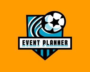 Ball - Soccer Football Varsity League logo design