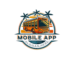 Bus Travel Transportation Logo