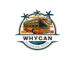 Bus Travel Transportation Logo