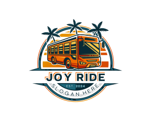 Ride - Bus Travel Tour Transportation logo design