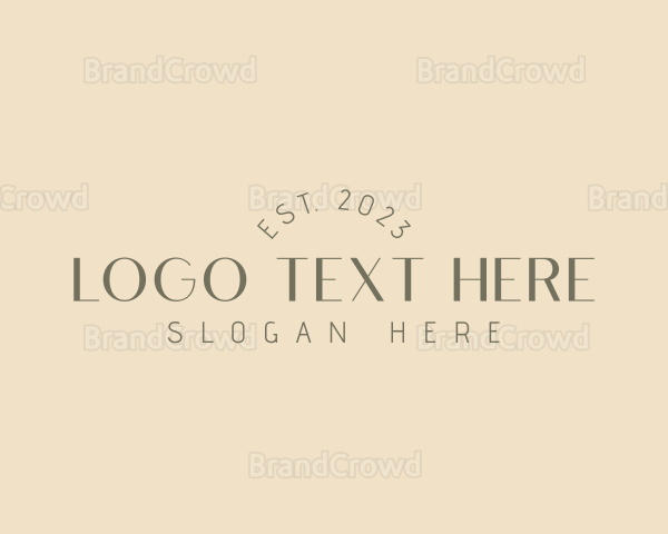 Minimalist Brand Company Logo
