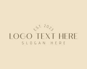 High End - Minimalist Brand Company logo design