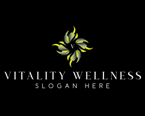 Natural Leaves Wellness logo design