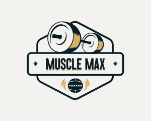 Bodybuilding - Barbell Bodybuilder Gym logo design