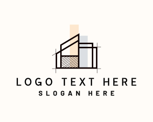 Office Space - Realty House Architecture logo design