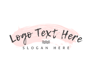 Pastel Brush Wordmark logo design