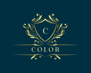 Golden - Elegant Luxury Royal Crest logo design