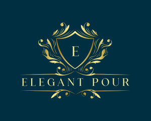 Elegant Luxury Royal Crest logo design