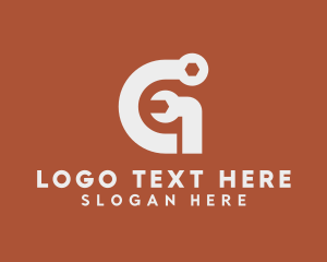 Mechanical - Industrial Wrench Letter G logo design