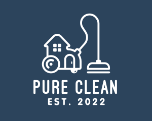 House Cleaning Vacuum  logo design