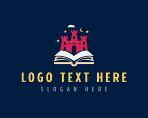 Fortress - Educational Book Storyteller logo design