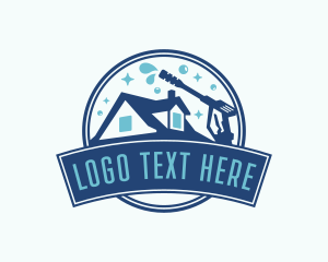 Power Washer - Power Washing Home Cleaning logo design
