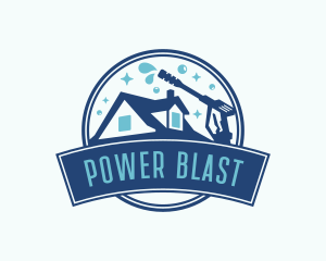 Power Washing Home Cleaning logo design