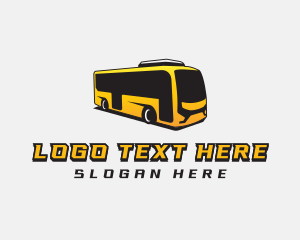 Palm Trees - Travel Tour Bus logo design