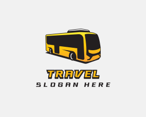 Travel Tour Bus logo design