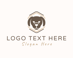 Hound - Dog Puppy Badge logo design