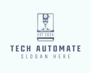 Automation - Laser Cutting Machinery logo design