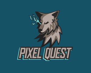 Wolf Video Game logo design