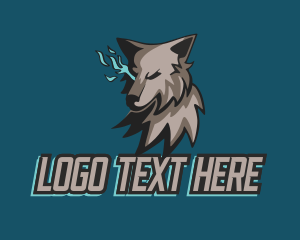 Character - Wolf Video Game logo design