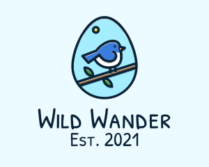 Wild Bird Egg logo design