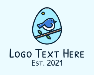 Pet Shop - Wild Bird Egg logo design