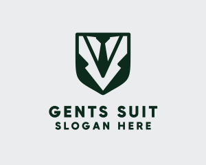 Tuxedo Suit Shield logo design