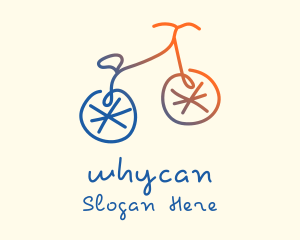 Abstract Bicycle Bike Logo
