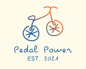 Bicycle - Abstract Bicycle Bike logo design
