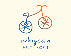Bike Store - Abstract Bicycle Bike logo design
