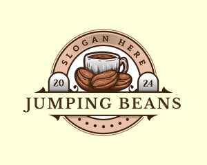 Brew Coffee Bean logo design