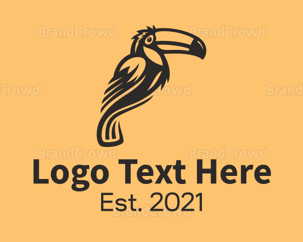 Aviary Toucan Bird Logo