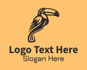 Aviary Toucan Bird Logo