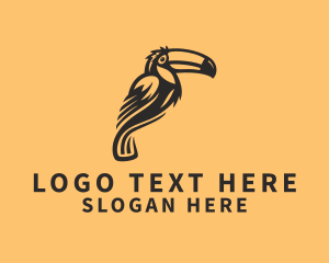 Wings - Aviary Toucan Bird logo design