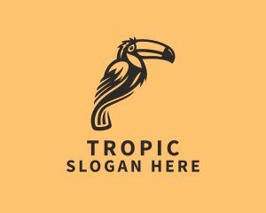 Aviary Toucan Bird logo design