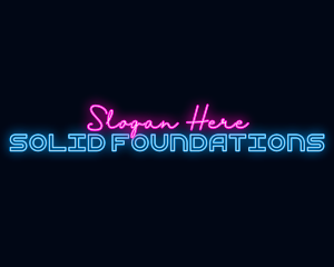 Neon - Neon Streamer Wordmark logo design