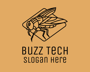 Bug - Fly Insect Bug logo design