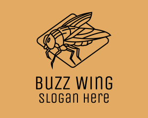 Fly Insect Bug logo design