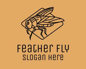 Fly Insect Bug logo design