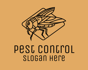 Fly Insect Bug logo design
