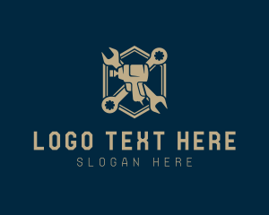 Mechanical - Mechanic Industrial Tools logo design
