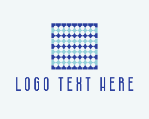 Textile Pattern - Flooring Ceramic Tile Pattern logo design